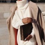 robe blanche en hiver