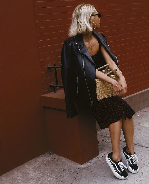 elegante en baskets vans