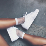 baskets et chaussettes
