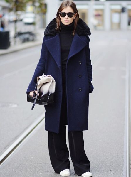 associer bleu marine et noir