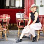 élégante sans talons hauts