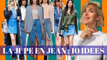 comment porter la jupe en jean