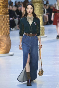 tendances de mode jupe en jean