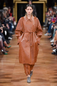 tendances de mode trench cuir