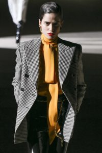 imprimé pied de poule tendances de mode hiver 2020