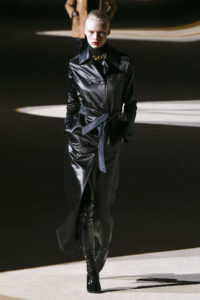 tendances de mode trench cuir