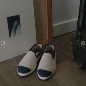 cadeau éco responsable pantoufles homme