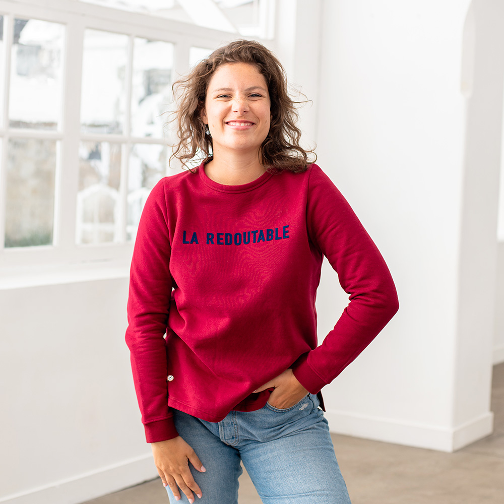 sweat rouge slip français