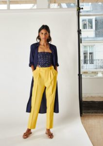 pantalon jaune mode éthique